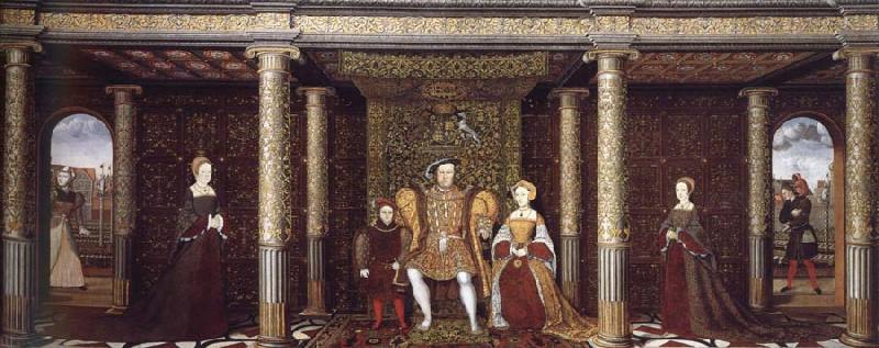 unknow artist The Family of Henry Viii oil painting image
